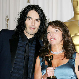 Russell Brand, Susanne Bier in 83rd Annual Academy Awards (Oscars) - Press Room