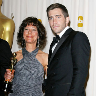 Karen Goodman, Jake Gyllenhaal in 83rd Annual Academy Awards (Oscars) - Press Room