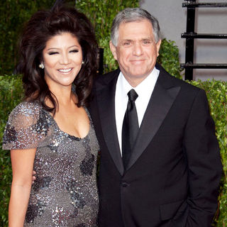 Julie Chen, Leslie Moonves in 2011 Vanity Fair Oscar Party - Arrivals