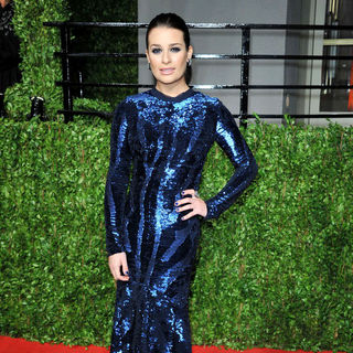 Lea Michele in 2011 Vanity Fair Oscar Party - Arrivals