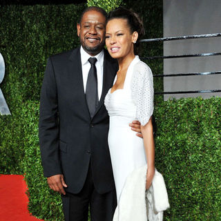Forest Whitaker, Keisha Whitaker in 2011 Vanity Fair Oscar Party - Arrivals