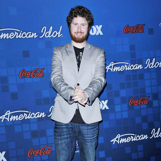 Casey Abrams in The American Idol Season 10 Top 13 Finalists Party