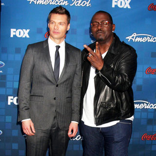 Ryan Seacrest, Randy Jackson in The American Idol Season 10 Top 13 Finalists Party