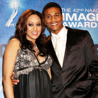 Tia Mowry, Cory Hardrict in 42nd NAACP Image Awards - Press Room