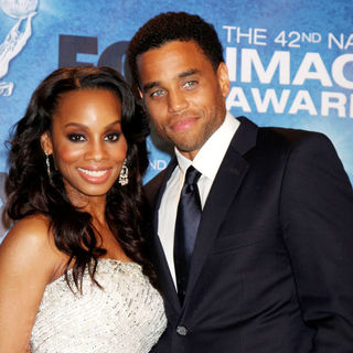 Anika Noni Rose, Michael Ealy in 42nd NAACP Image Awards - Press Room