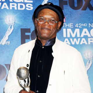 Samuel L. Jackson in 42nd NAACP Image Awards - Press Room