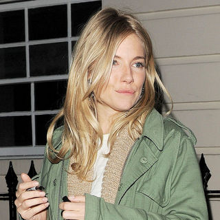Sienna Miller in Sienna Miller Leaving The Theatre Royal Haymarket Where She Is Performing in Terence Rattigan's
