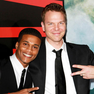 Cory Hardrict, Jim Parrack in "Battle: Los Angeles" Los Angeles Premiere