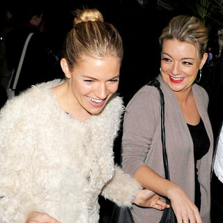 Sienna Miller and Sheridan Smith Leaving The Theatre Royal Haymarket - wenn3253322
