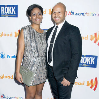 Bobbi Misick, Emil Wilbekin in The 22nd Annual GLAAD Media Awards - Arrivals