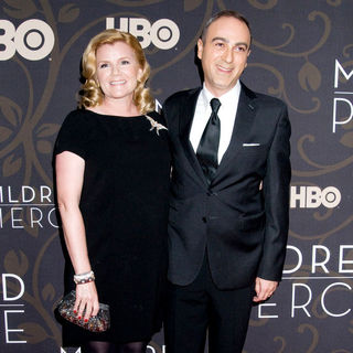 Mare Winningham, Jason Trucco in The New York Premiere of "Mildred Pierce" - Arrivals