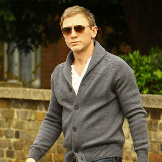 Daniel Craig in Daniel Craig on His Way to A Photoshoot
