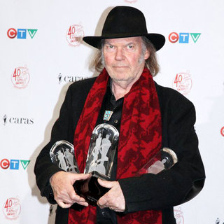 Neil Young in The 2011 JUNO Awards - Press Room