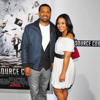 Mike Epps, Michelle McCain in Los Angeles Premiere of 'Source Code' - Arrivals