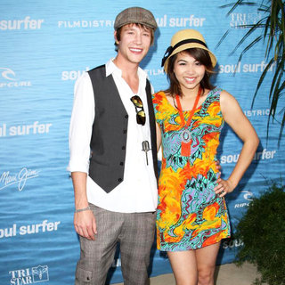 Nick Roux, Hayley Kiyoko in The Los Angeles Premiere of 'Soul Surfer'