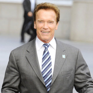 Arnold Schwarzenegger in A Photocall for Barclay's Cycle Hire Scheme