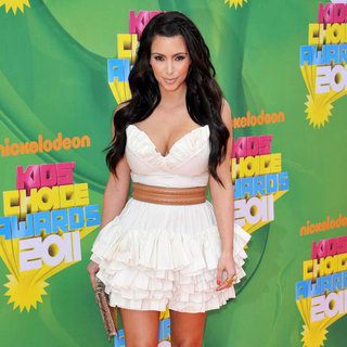 Kim Kardashian in Nickelodeon's 2011 Kids Choice Awards