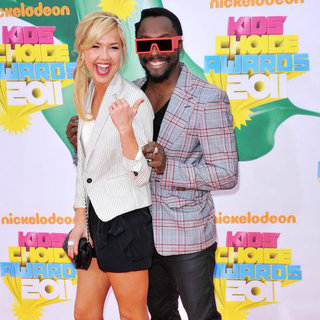 Arielle Kebbel, will.i.am in Nickelodeon's 2011 Kids Choice Awards