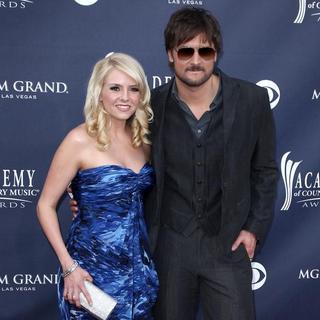Eric Church, Katherine Blasingame in The Academy of Country Music Awards 2011 - Arrivals