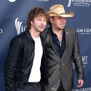 Dierks Bentley, Jason Aldean in The Academy of Country Music Awards 2011 - Arrivals