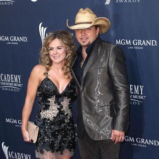 Jessica Williams (II), Jason Aldean in The Academy of Country Music Awards 2011 - Arrivals