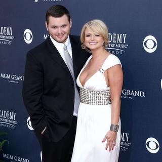 Luke Lambert, Miranda Lambert in The Academy of Country Music Awards 2011 - Arrivals