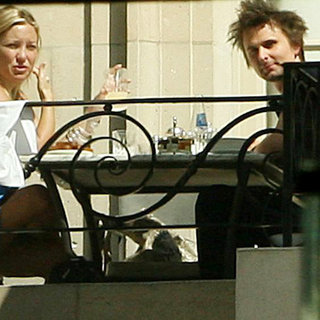 Kate Hudson, Matthew Bellamy in Kate Hudson and Matthew Bellamy Having Breakfast at The Park Hotel