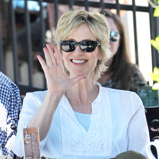 Jane Lynch in Jane Lynch Having Breakfast in Hollywood