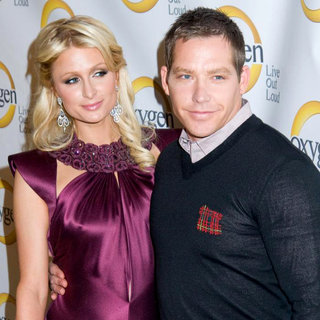Paris Hilton, Cy Waits in Oxygen Upfront Presentation