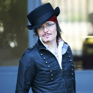 Adam Ant in Adam Ant Outside The ITV Studios