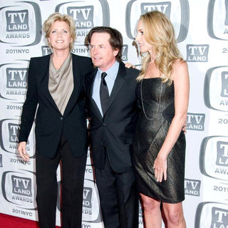 Meredith Baxter, Michael J. Fox, Tracy Pollan in The 9th Annual TV Land Awards