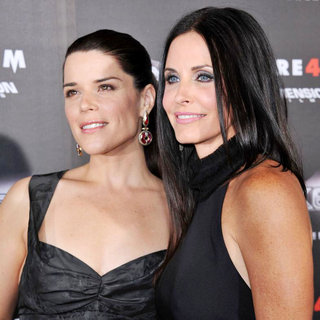 Neve Campbell, Courteney Cox in World Premiere of 'Scream 4' - Arrivals