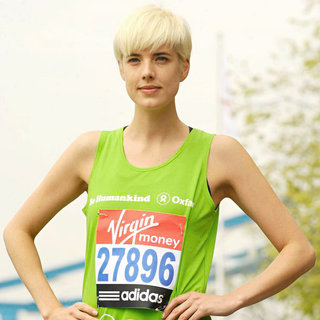 Agyness Deyn in The London Marathon - Photocall