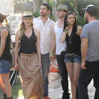 Diane Kruger, Joshua Jackson, Ian Somerhalder, Nina Dobrev in Celebrities at The 2011 Coachella Valley Music and Arts Festival - Day 2
