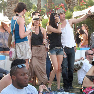 Diane Kruger, Joshua Jackson, Nina Dobrev, Ian Somerhalder in Celebrities at The 2011 Coachella Valley Music and Arts Festival - Day 2