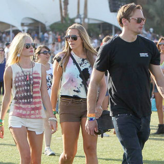 Kate Bosworth, Alexander Skarsgard in Celebrities at The 2011 Coachella Valley Music and Arts Festival - Day 2