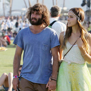 Angus Stone, Isabel Lucas in Celebrities at The 2011 Coachella Valley Music and Arts Festival - Day 2