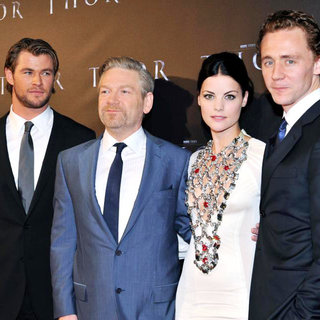 Chris Hemsworth, Kenneth Branagh, Jaimie Alexander, Tom Hiddleston in Australian Premiere of 'Thor' at Even Cinemas George St.