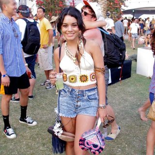 Vanessa Hudgens in Celebrities at The 2011 Coachella Valley Music and Arts Festival - Day 3
