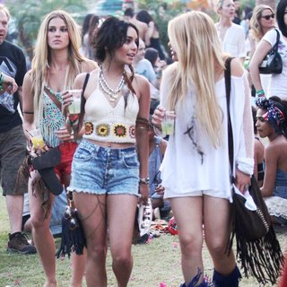 Vanessa Hudgens in Celebrities at The 2011 Coachella Valley Music and Arts Festival - Day 3