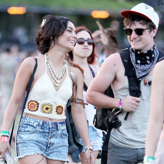 Vanessa Hudgens, Josh Hutcherson in Celebrities at The 2011 Coachella Valley Music and Arts Festival - Day 3