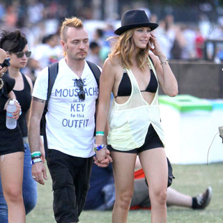 Roberto Zincone, Malin Akerman in Celebrities at The 2011 Coachella Valley Music and Arts Festival - Day 3
