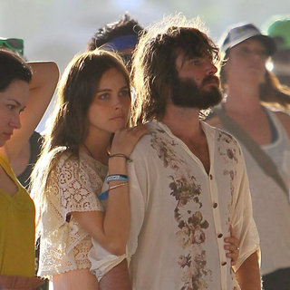 Isabel Lucas, Angus Stone in Celebrities at The 2011 Coachella Valley Music and Arts Festival - Day 3