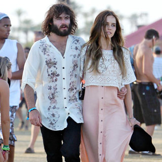 Angus Stone, Isabel Lucas in Celebrities at The 2011 Coachella Valley Music and Arts Festival - Day 3