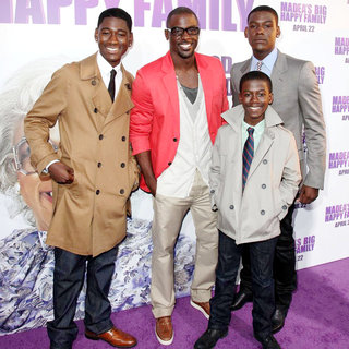 Kwame Boateng, Lance Gross, Kofi Siriboe, Kwesi Boakye in Los Angeles Premiere of Tyler Perry's 'Madea's Big Happy Family'