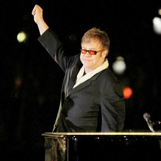 Elton John in 2011 Tribeca Film Festival Opening Night Premiere of 'The Union'