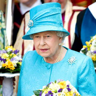 Queen Elizabeth II in The Maundy Service at Westminster Abbey