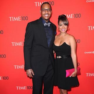 Carmelo Anthony, La La Vazquez in TIME'S 100 Most Influential People in The World