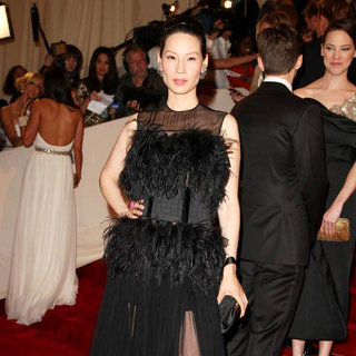 Lucy Liu in Alexander McQueen: Savage Beauty Costume Institute Gala