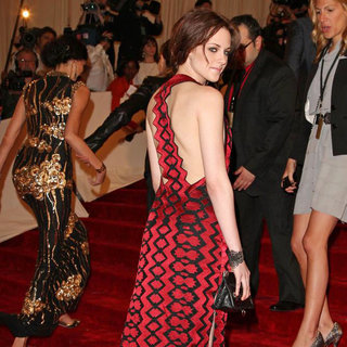 Kristen Stewart in Alexander McQueen: Savage Beauty Costume Institute Gala